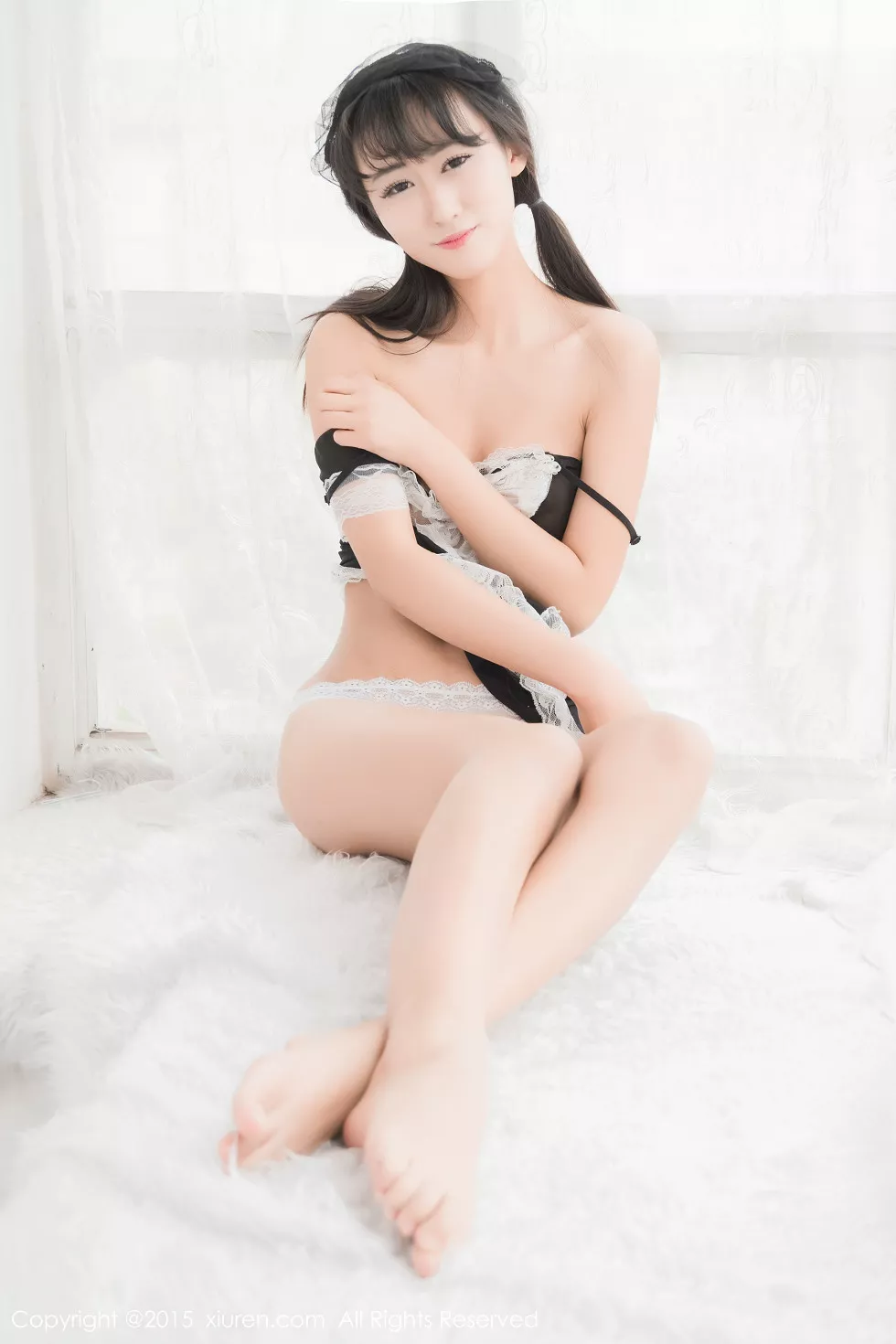 Xgyw.Org_XiuRen第319期_长鞭子美女素素subaby透明黑纱情趣内衣写真50P