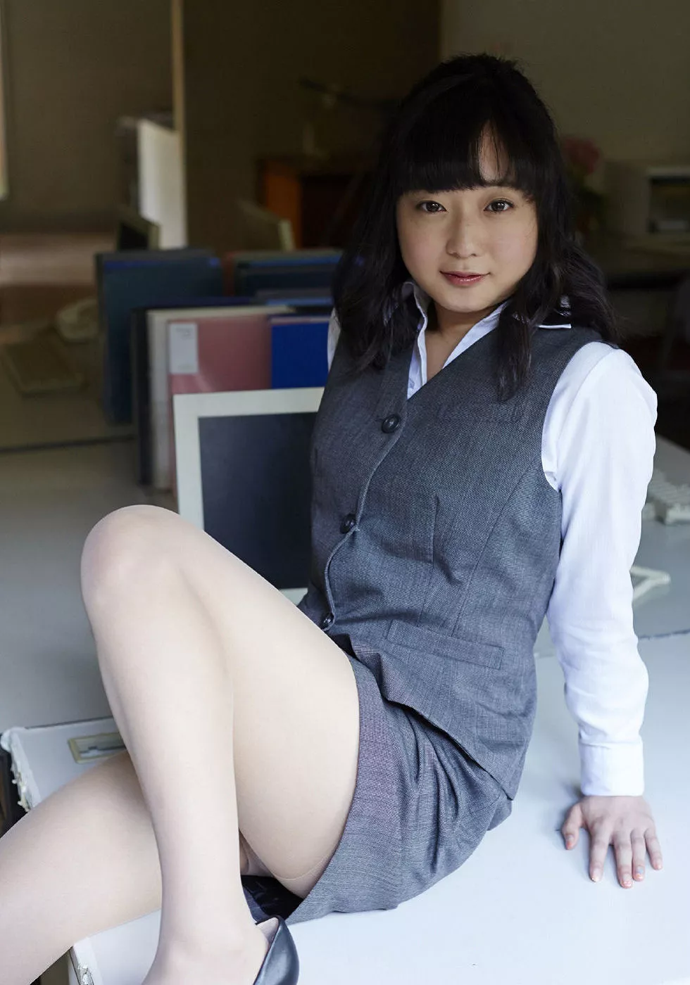 Xgyw.Org_日本美少女永井堇学生制服童颜巨乳性感写真100P