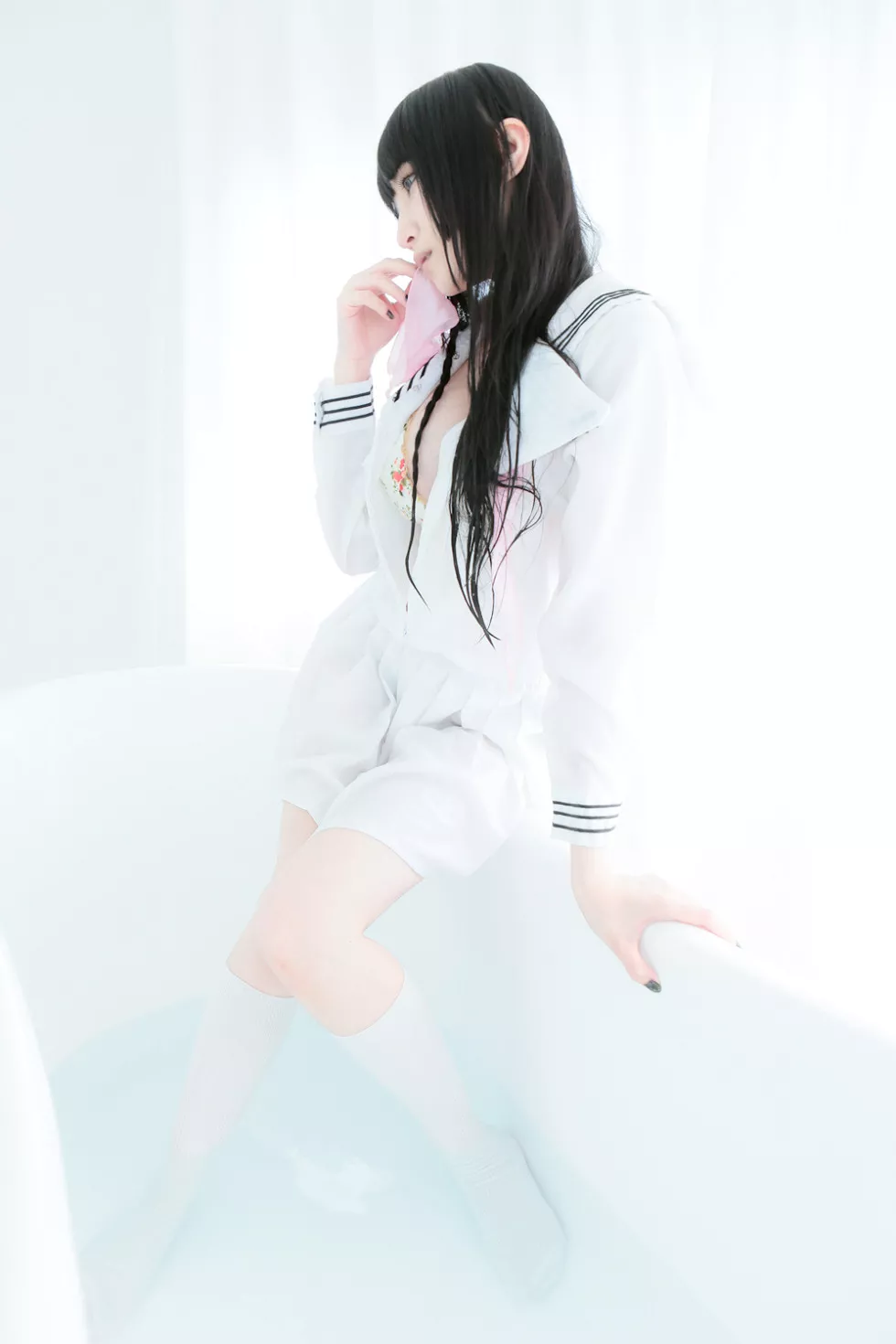 Xgyw.Org_[Cosplay精选]COS正片《泡沫的花》图集长发美少女清新写真200P