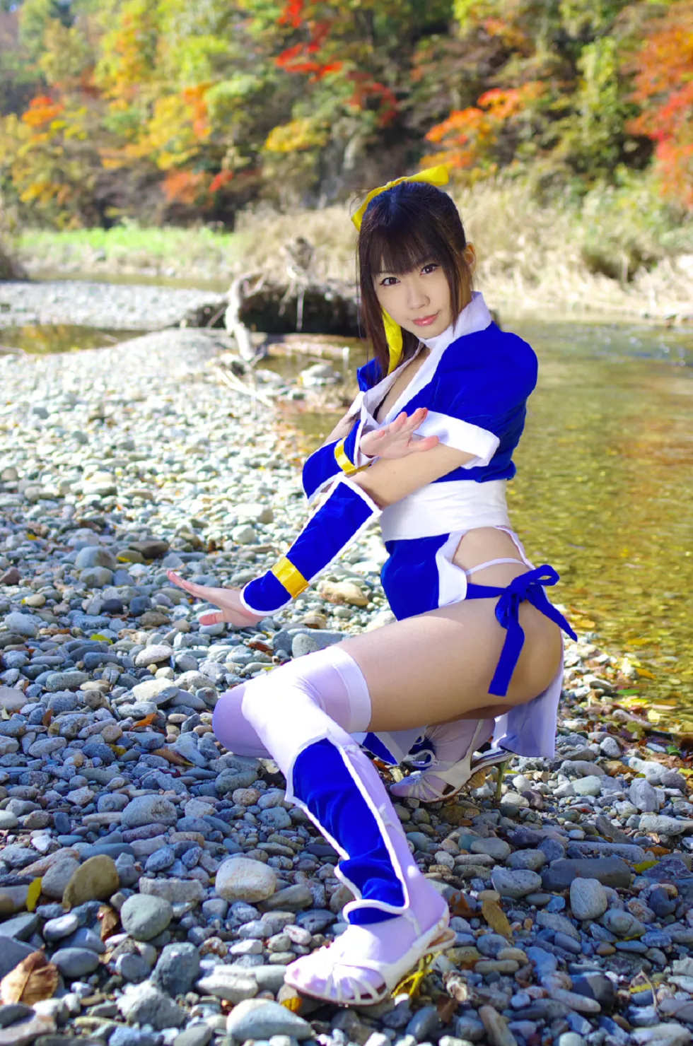 Xgyw.Org_[Cosplay精选]COS正片《霞浪漫》美女武士的白丝美腿性感写真337P