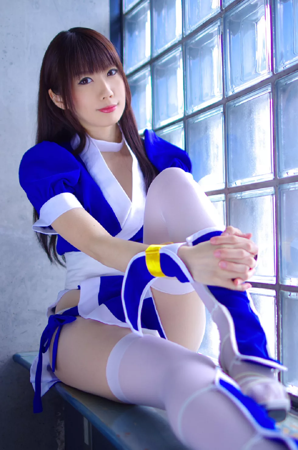 Xgyw.Org_[Cosplay精选]COS正片《霞浪漫》美女武士的白丝美腿性感写真337P