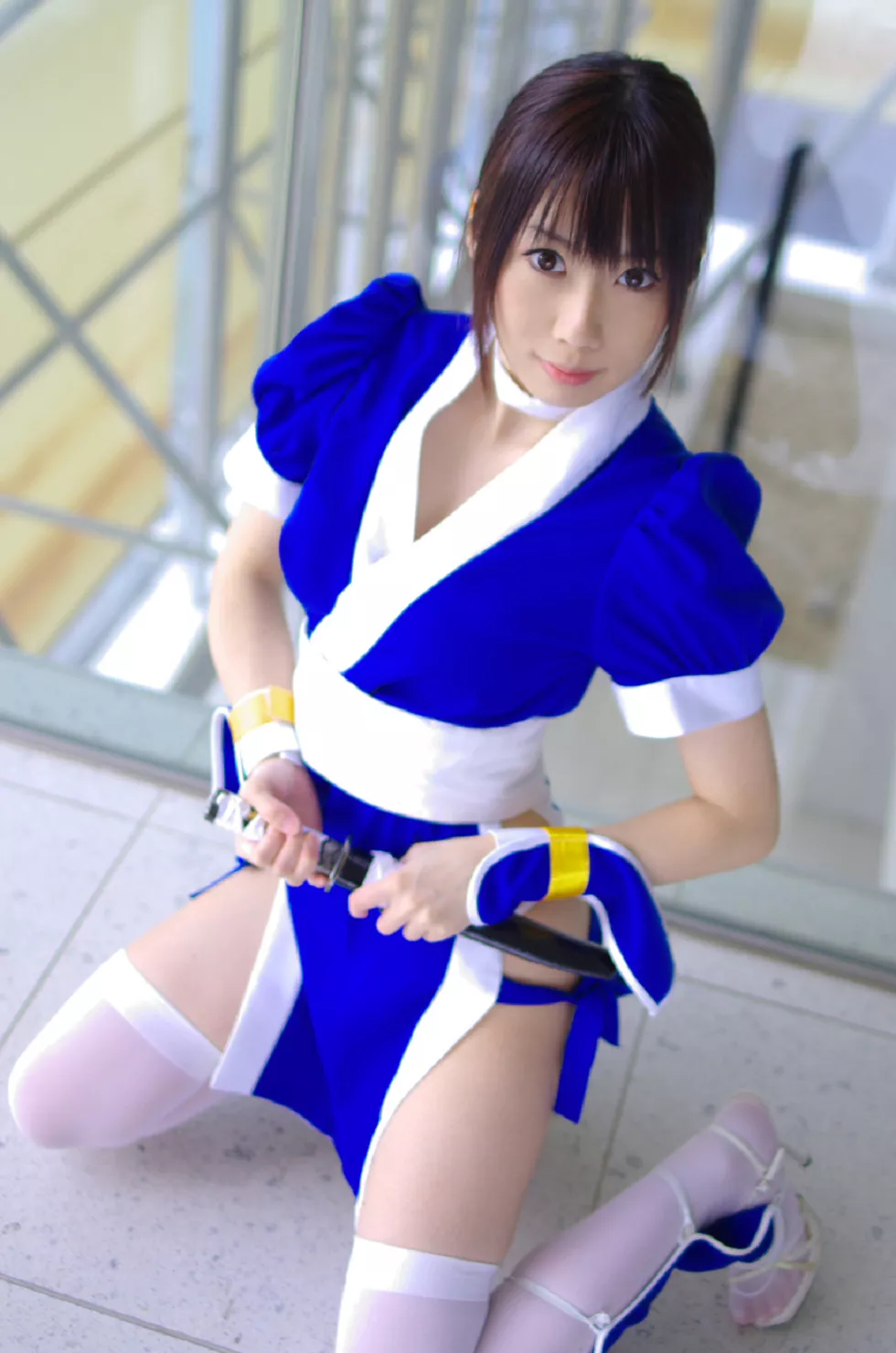 Xgyw.Org_[Cosplay精选]COS正片《霞浪漫》美女武士的白丝美腿性感写真337P