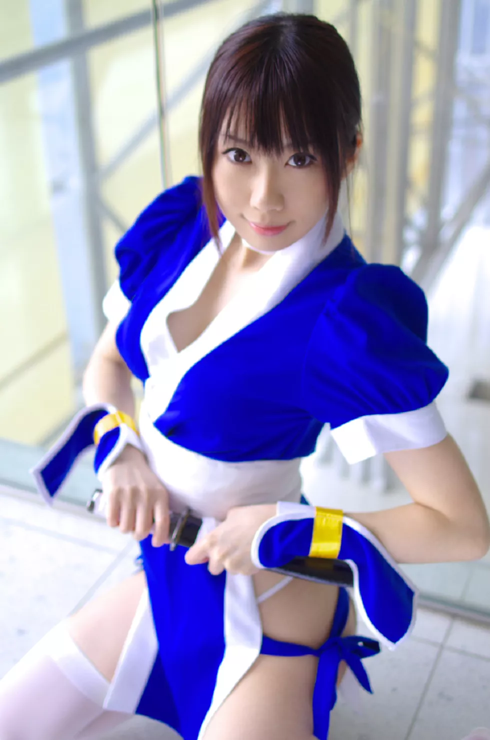 Xgyw.Org_[Cosplay精选]COS正片《霞浪漫》美女武士的白丝美腿性感写真337P