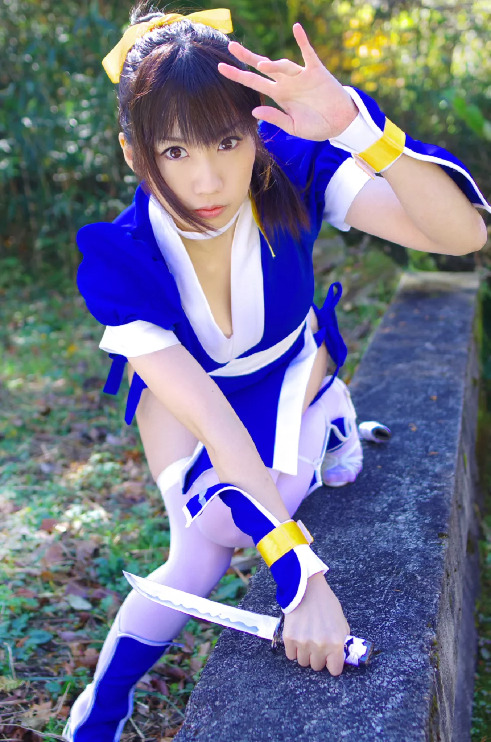 Xgyw.Org_[Cosplay精选]COS正片《霞浪漫》美女武士的白丝美腿性感写真337P