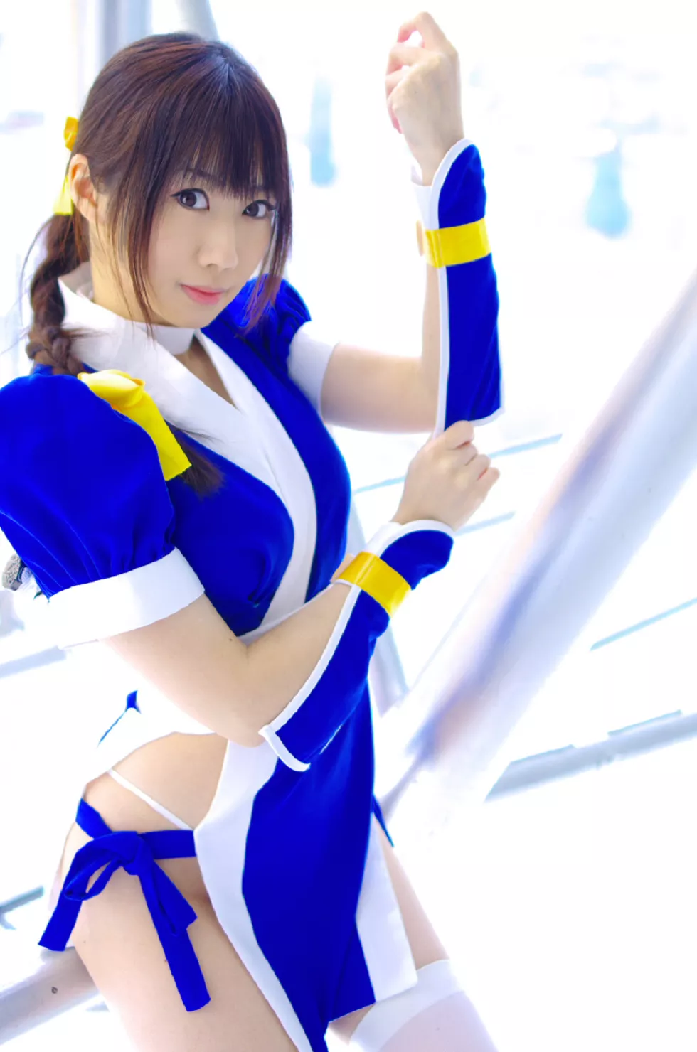 Xgyw.Org_[Cosplay精选]COS正片《霞浪漫》美女武士的白丝美腿性感写真337P