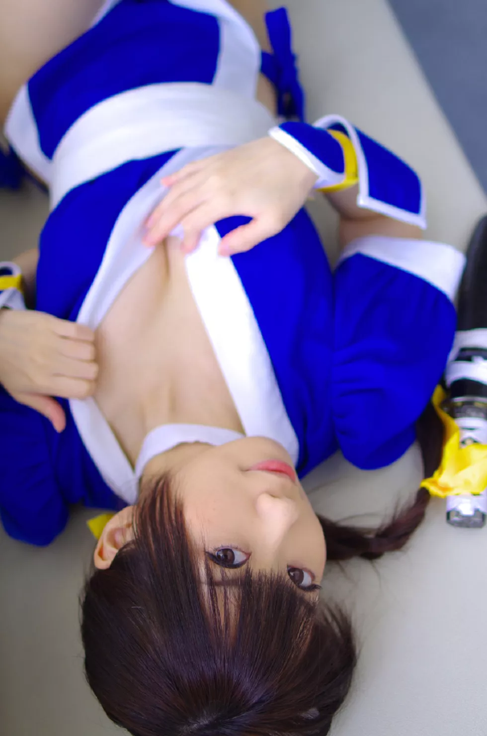 Xgyw.Org_[Cosplay精选]COS正片《霞浪漫》美女武士的白丝美腿性感写真337P