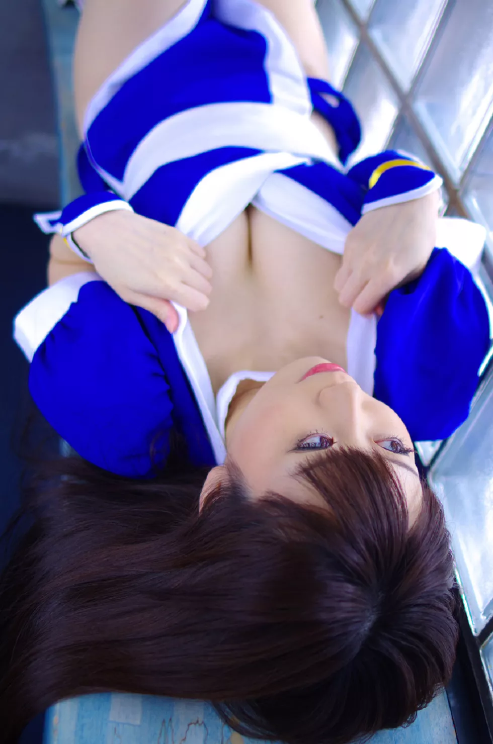 Xgyw.Org_[Cosplay精选]COS正片《霞浪漫》美女武士的白丝美腿性感写真337P