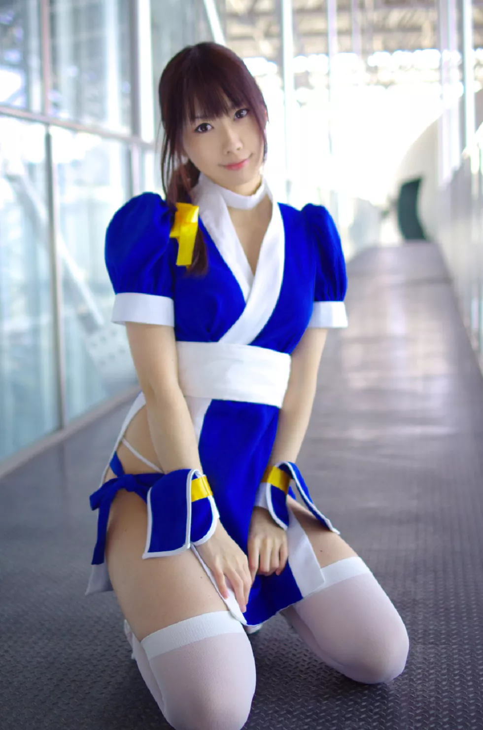 Xgyw.Org_[Cosplay精选]COS正片《霞浪漫》美女武士的白丝美腿性感写真337P