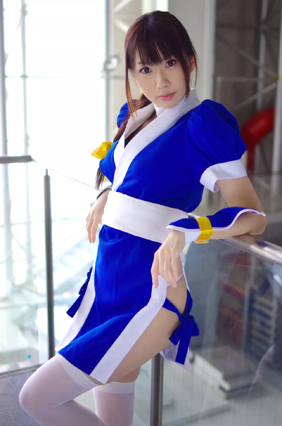 Xgyw.Org_[Cosplay精选]COS正片《霞浪漫》美女武士的白丝美腿性感写真337P