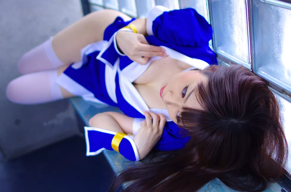 Xgyw.Org_[Cosplay精选]COS正片《霞浪漫》美女武士的白丝美腿性感写真337P