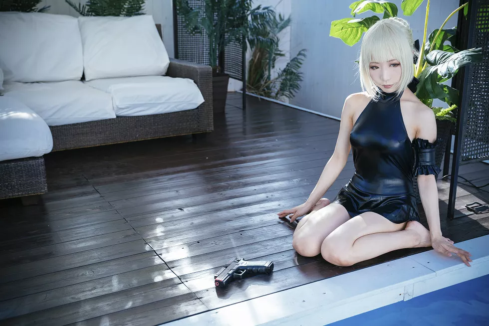 Xgyw.Org_[Cosplay精选]《HeartBreak Morgan》吃雪糕的紧身衣妹子性感写真243P