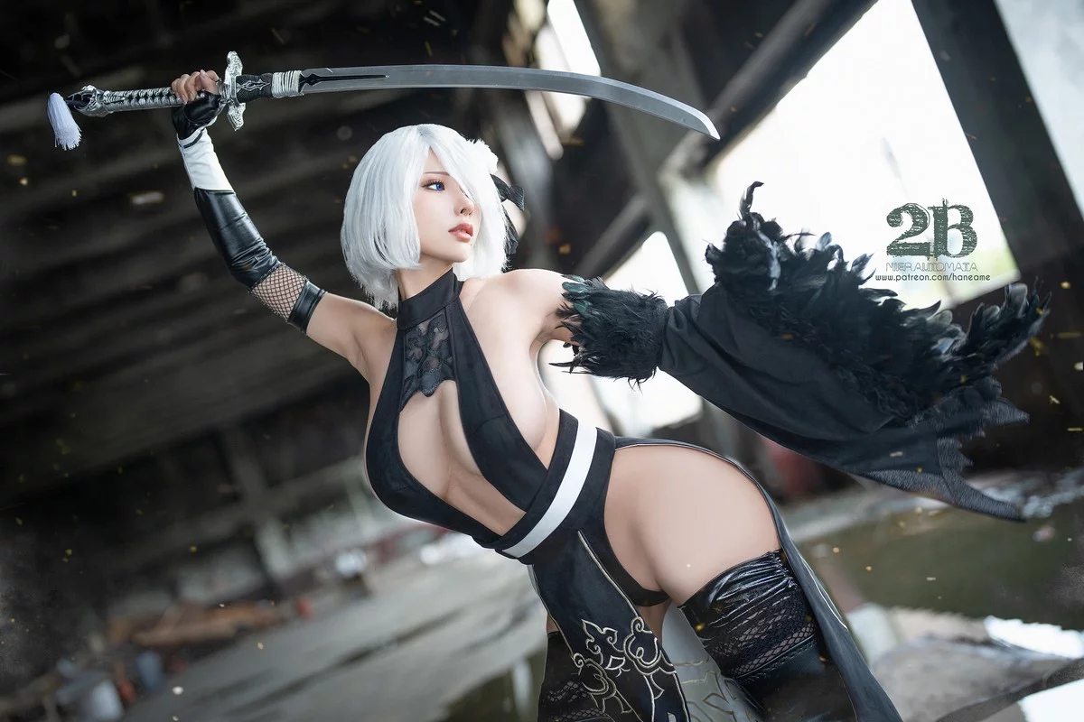 Xgyw.Org_Coser美女雨波_HaneAme-Nier 2B Nijan主题性感美女武士装秀丰满身材诱惑写真26P