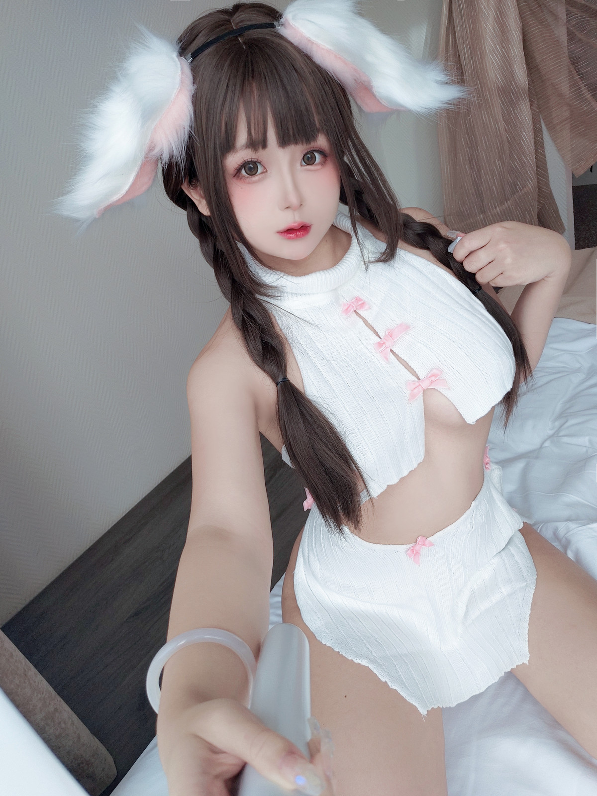 Xgyw.Org_Cosplay美女日奈娇醉酒的同事主题私房浴室性感黑色蕾丝内衣秀完美身材惹火诱惑写真190P