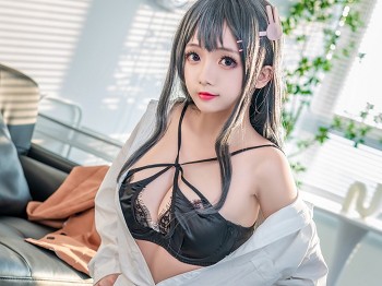 Cosplay美女日奈娇麻衣校服主题私房性感学生制服半脱露蕾丝内衣迷人诱惑写真73P